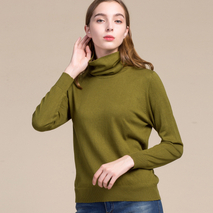 Sweater Turtleneck Borong Tersuai Sweater Turtleneck Kasmir Lengan Panjang Untuk Wanita